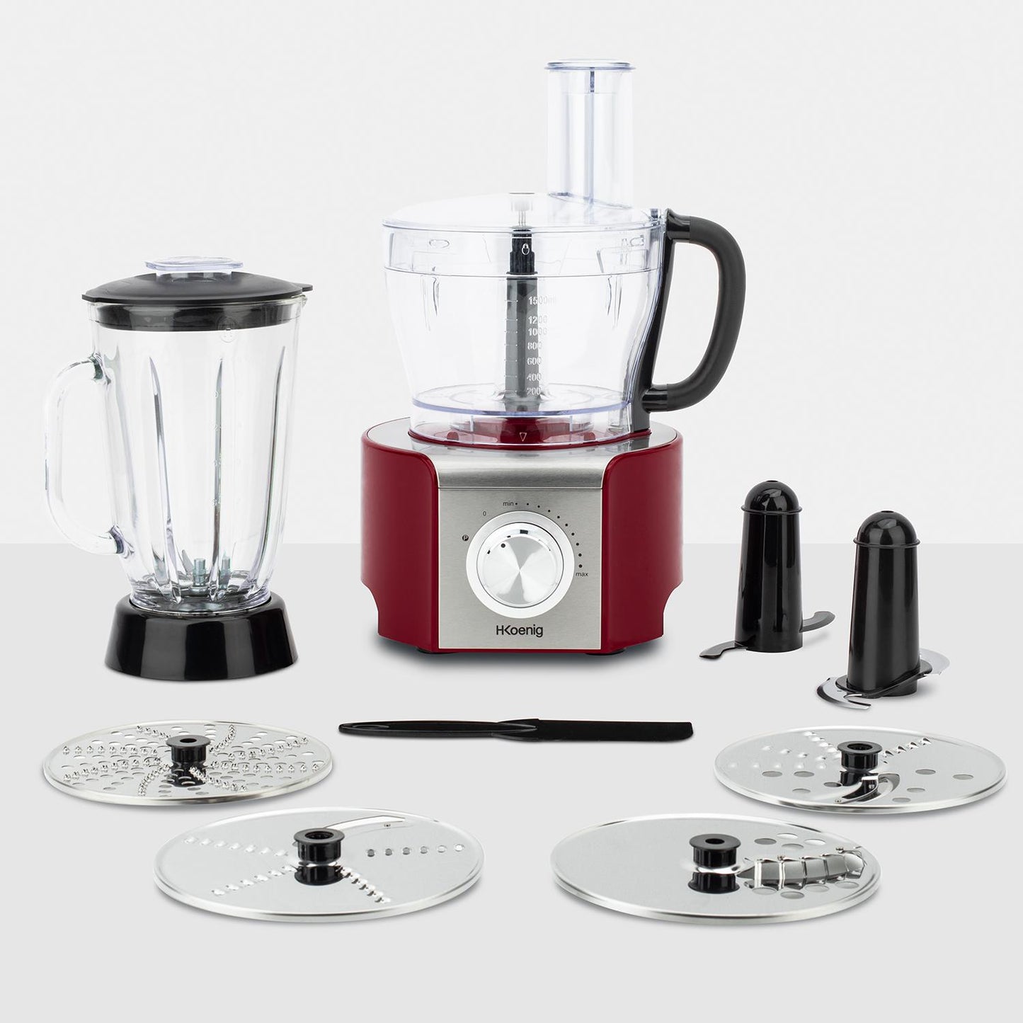 HKoenig MX18 Red Food Processor (Refurbished)