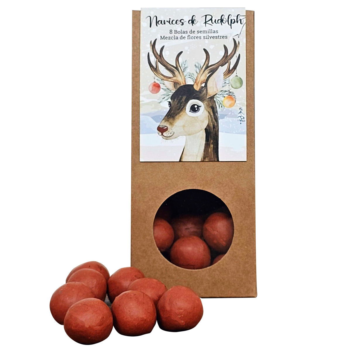 Samenkugeln Rudolph's Nose Ideal Gift, Garden Pocket