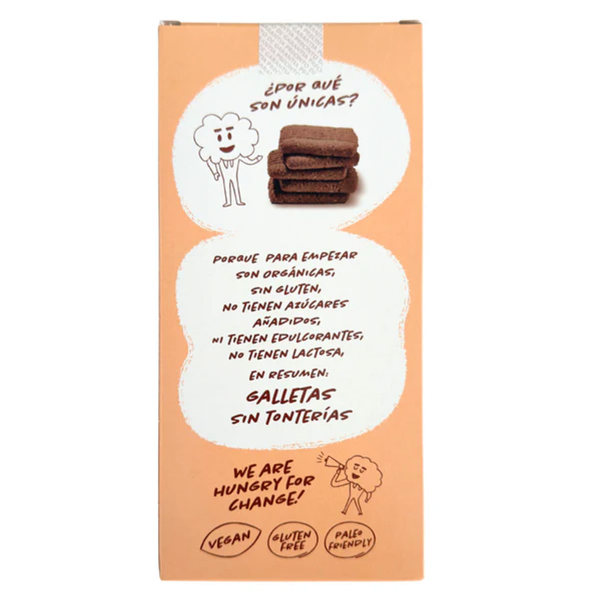 Natruly organic cocoa and orange flavour biscuits 125 g