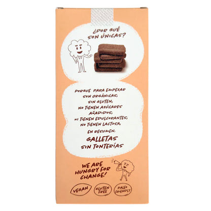 Natruly organic cocoa and orange flavour biscuits 125 g