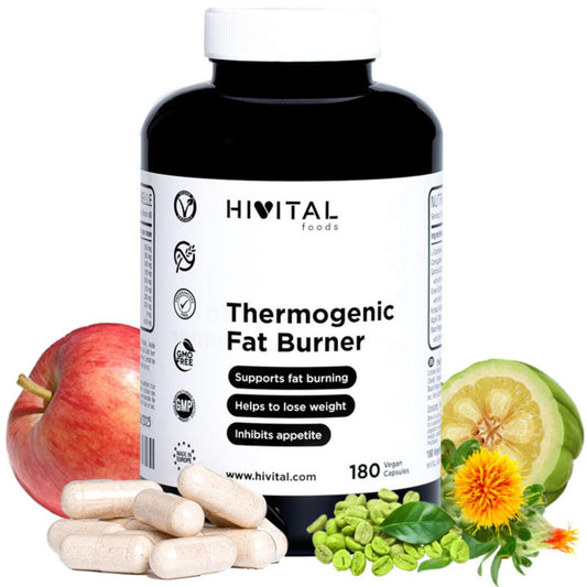 Thermogenic fat burner 180 vegan capsules Hivital