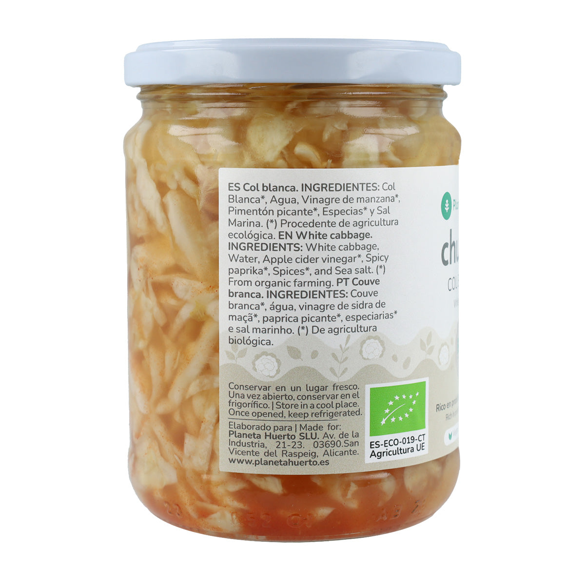 Zuurkool Witte Kool ECO Planeta Huerto 420 g