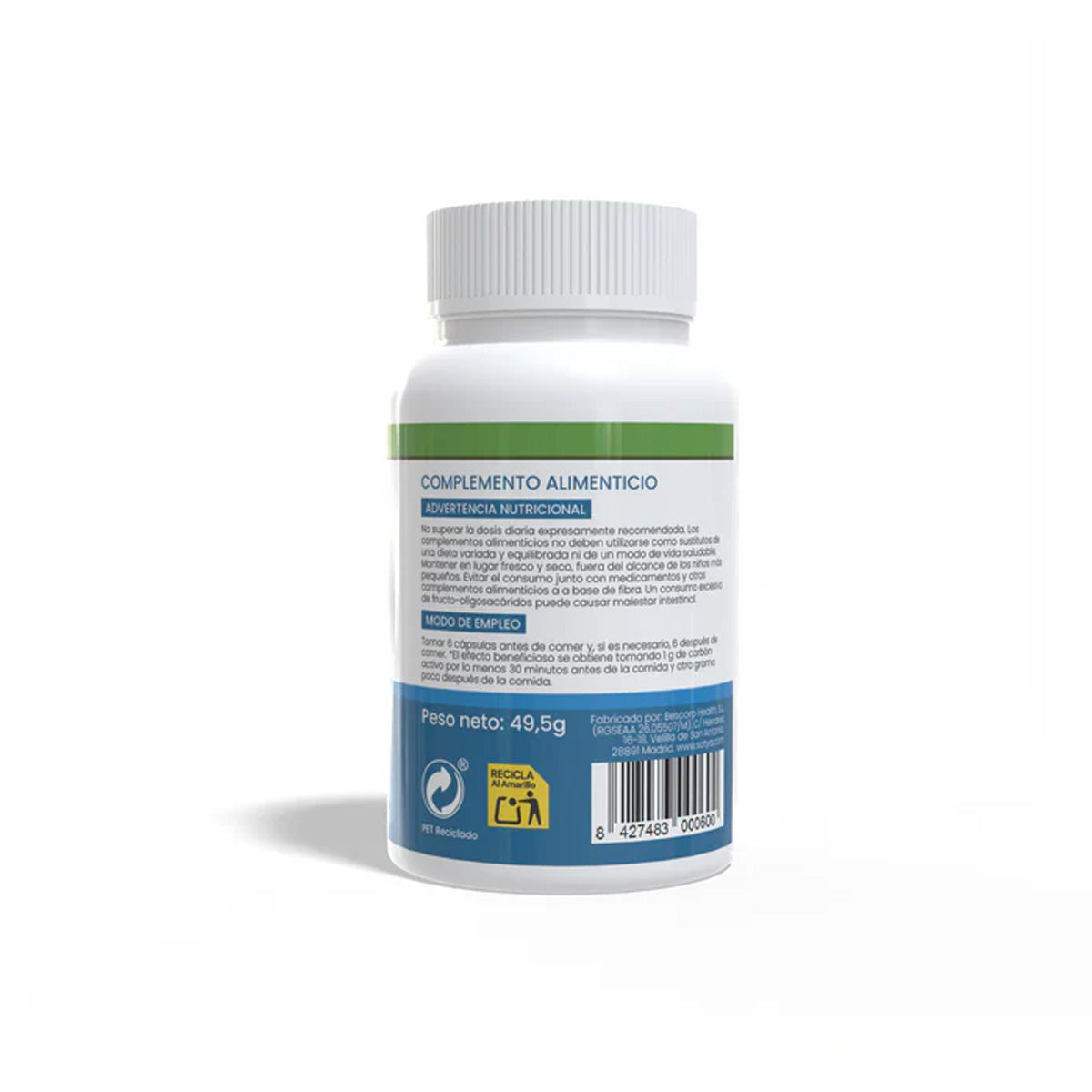 Probiotische Kohle Sotya 90 pflanzliche Kapseln à 550 mg