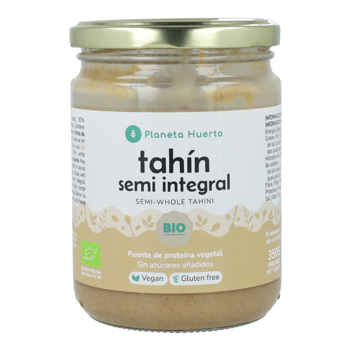 Tahini för halvfabrikat ECO Planeta Huerto 350g