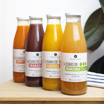 Carrot and Orange Juice 100% squeezed fruit Eco Planet Garden 750ml