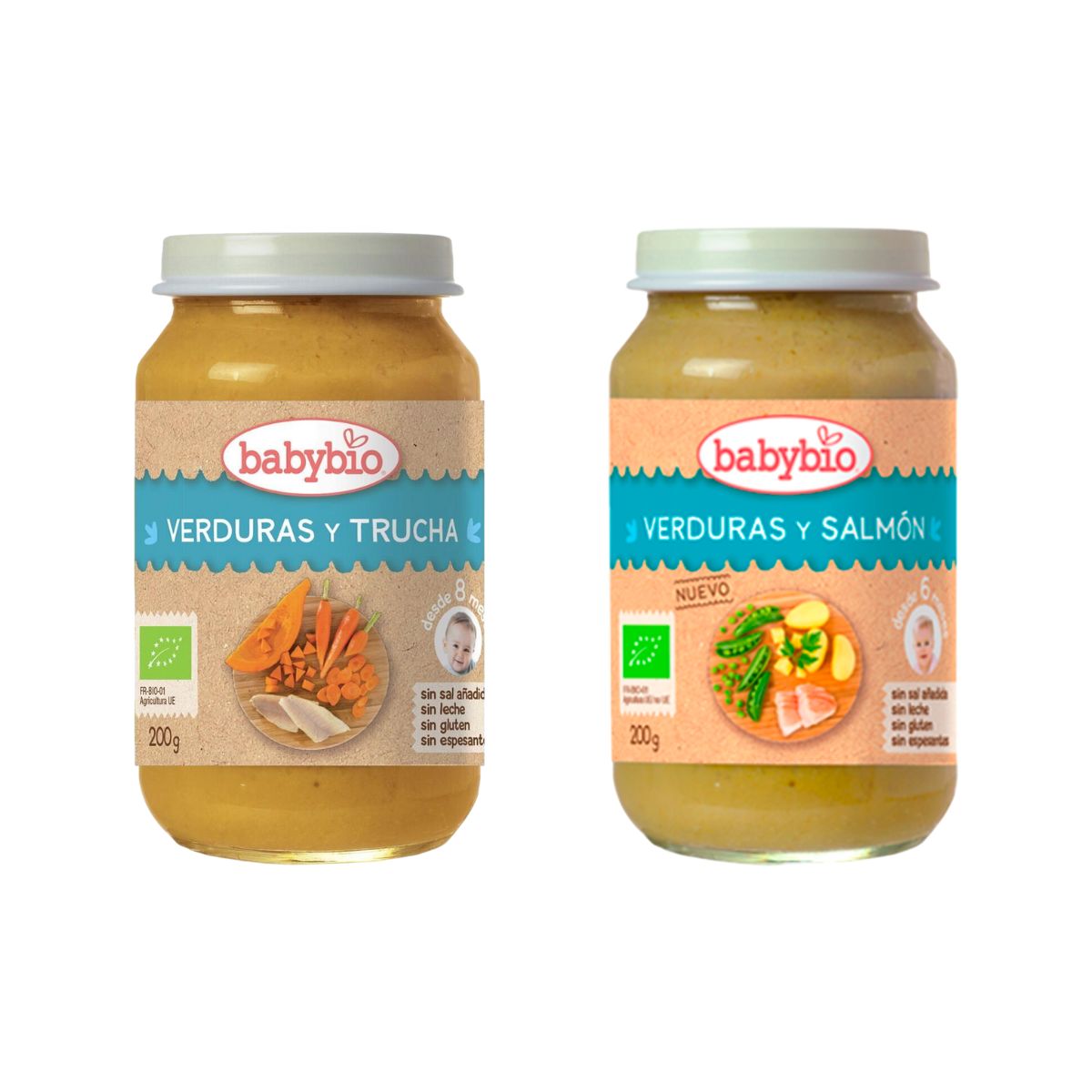 Zestaw słoiczków z rybą Bio (od 6 miesięcy) babybio, 2 szt.