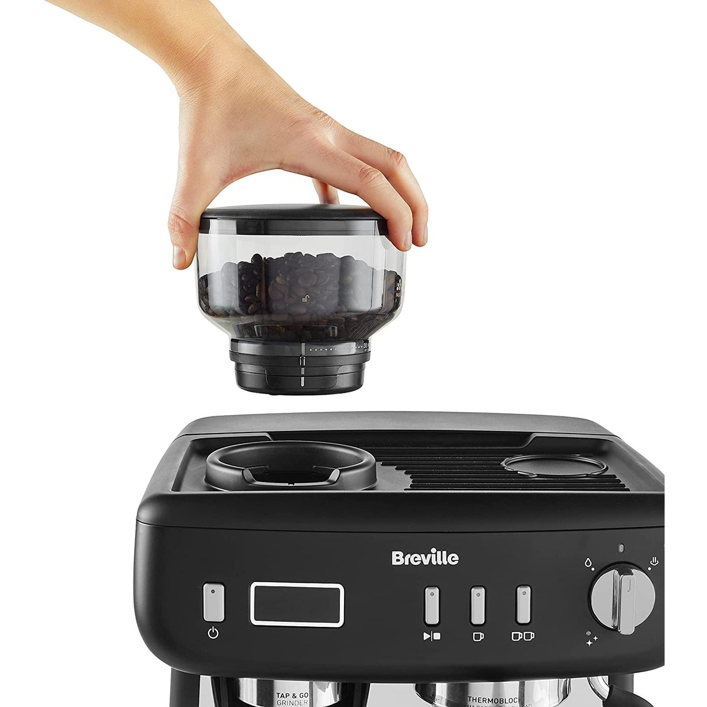 Breville Barista Max+ Coffee Machine - Black (Refurbished)