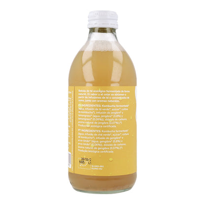 Pack 6x Kombucha ECO Ingwer und Zitronengras Planeta Huerto 330 ml