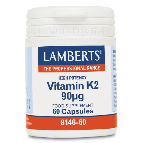 Witamina K2 90 mcg 60 kapsułek Lamberts