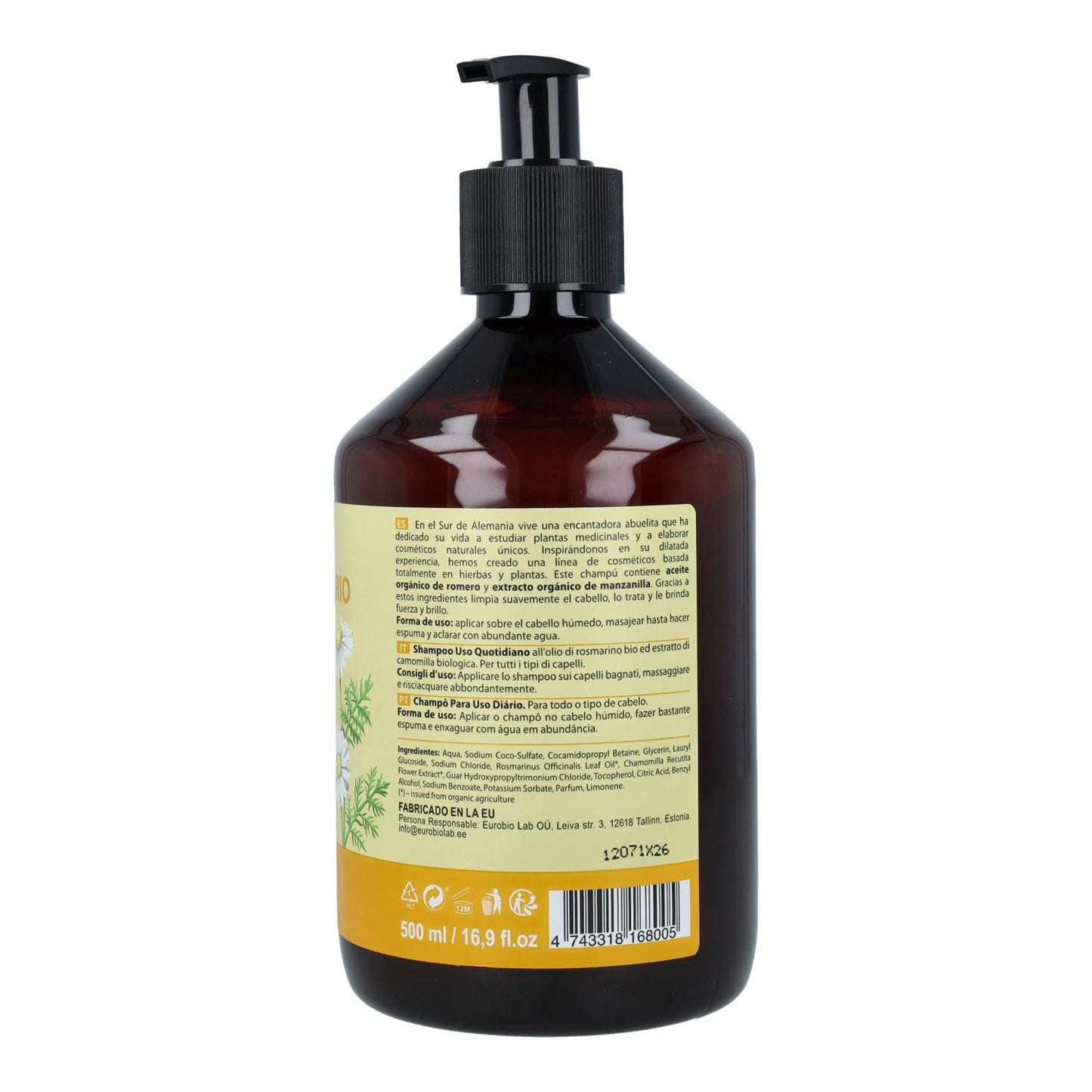 Shampooing usage quotidien Oma Gertrude 500 ml