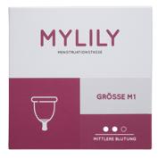 Menstruationstasse MYLILY Größe S. ø 42 mm, L 58 mm, 25 ml Größe M2
