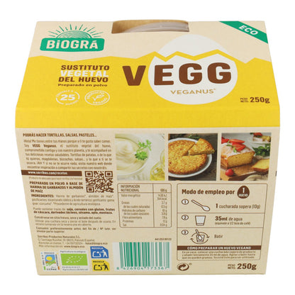Vegg, organic vegetable egg substitute, Biográ 250 g