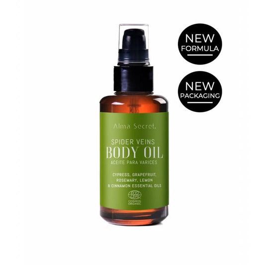 Huile pour varices et jambes fatiguées au cyprès, pamplemousse et romarin Alma Secret 100 ml