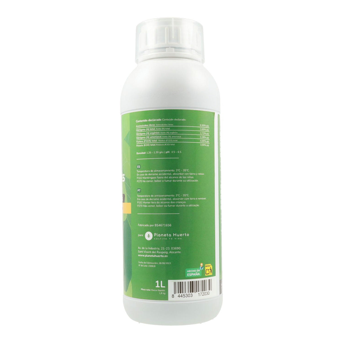 Engrais liquide pour plantes vertes Planeta Huerto 1 l