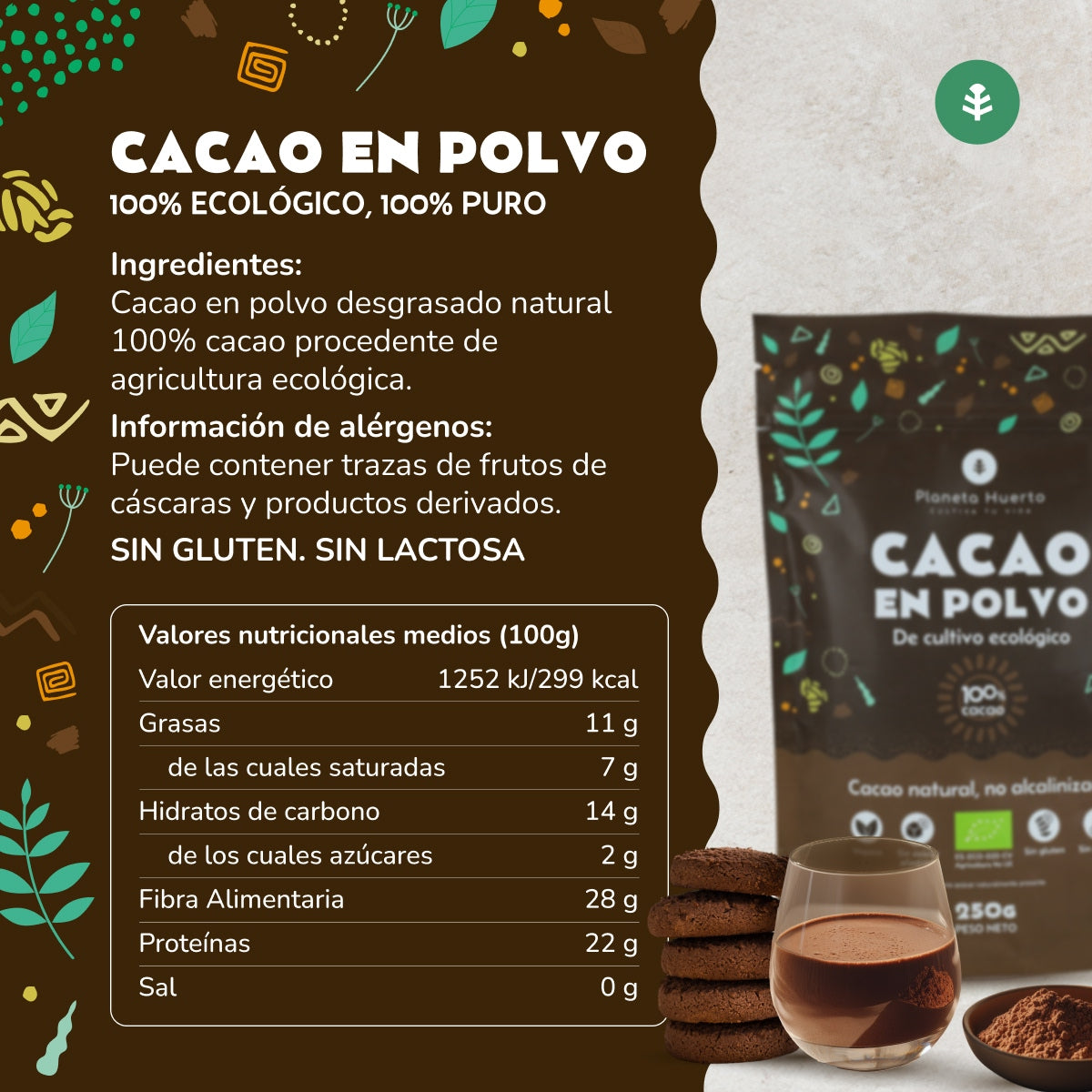 Cacao in polvere ECO Planet Orchard