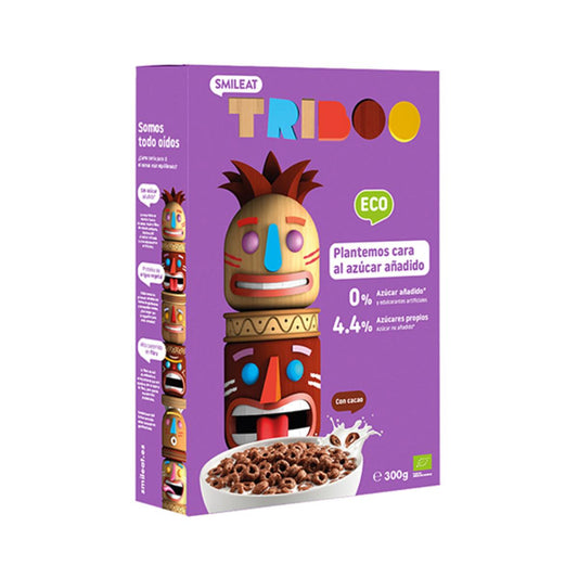 Céréales pour petit-déjeuner au chocolat BIO 300 g, Triboo