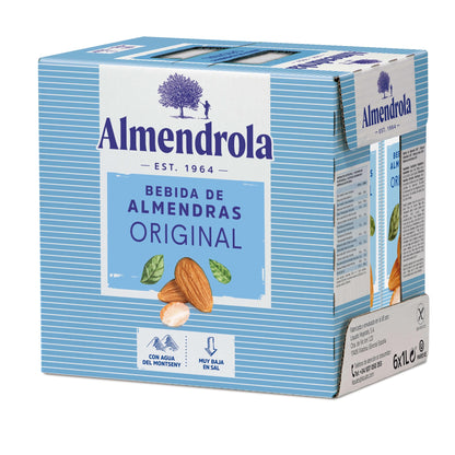Pack of 6 Almendrola Original Almond Drink 1 L
