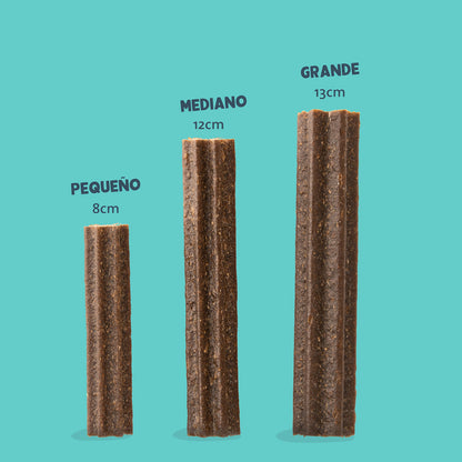 Doggy Dental per cani di grossa taglia Mela ed eucalipto Edgard Cooper 7 stick