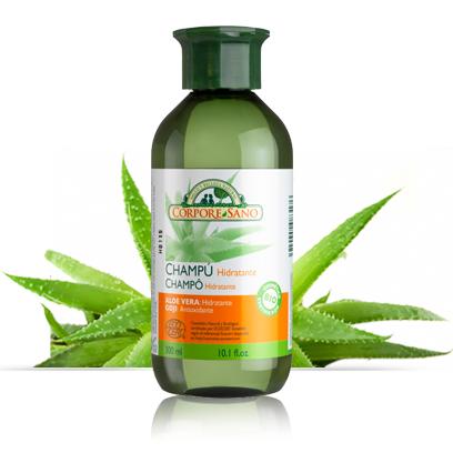 Shampooing hydratant à l'aloe vera et au goji, Corpore Sano 300 ml