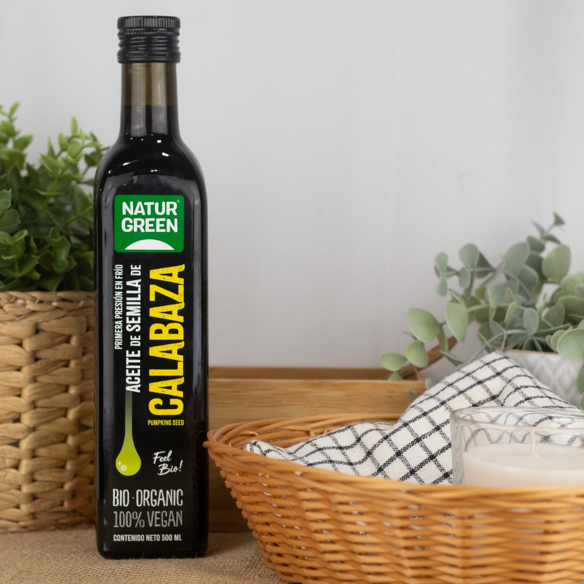 NaturGreen ekologisk pumpafröolja 500 ml