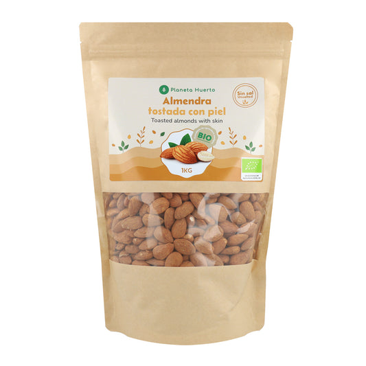 Rostade mandlar med skal ECO Planeta Huerto 1 kg