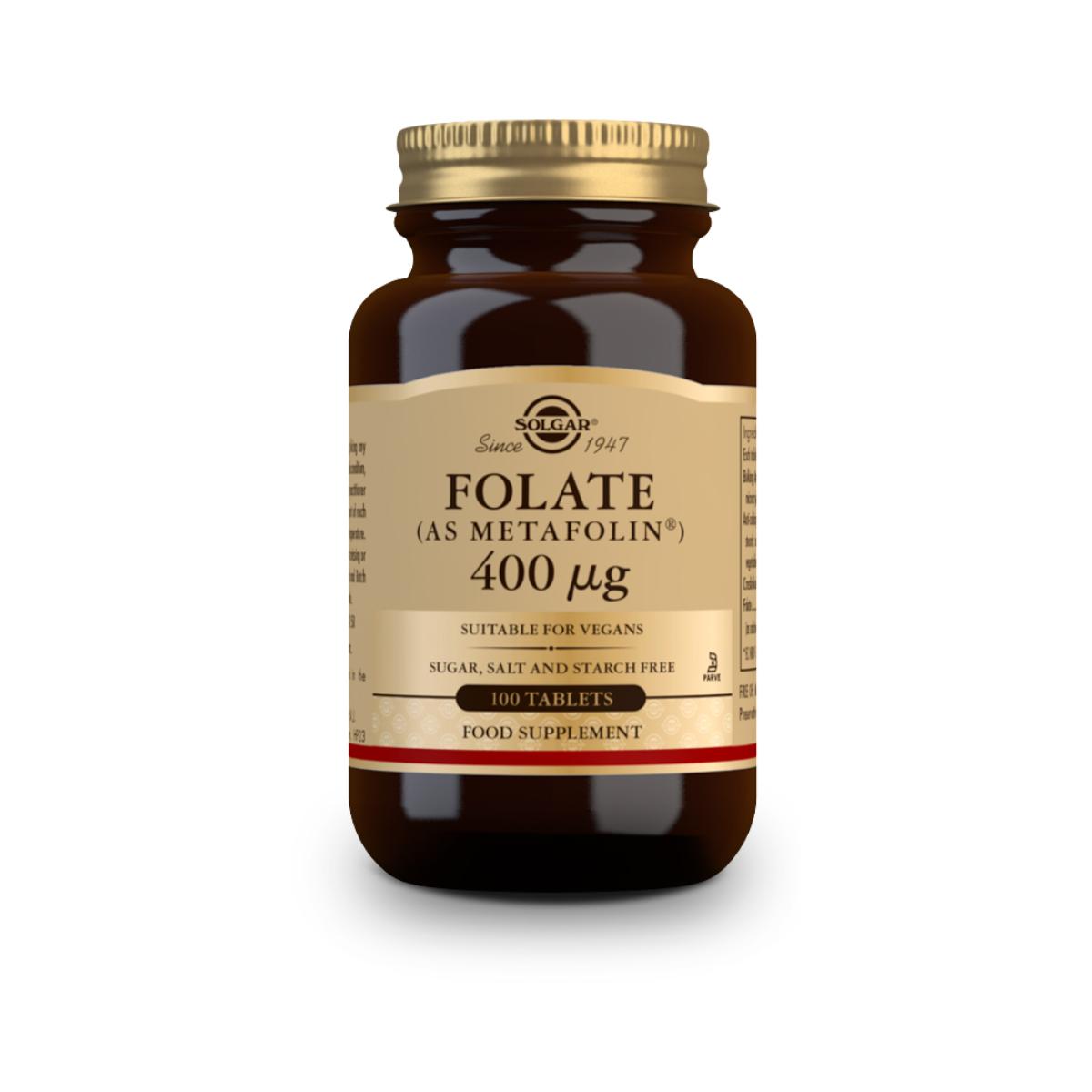 Folat (Metafolin), 100 tabletter (400 g)