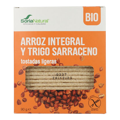 Soria Natural Rice and Buckwheat Toast 90 g