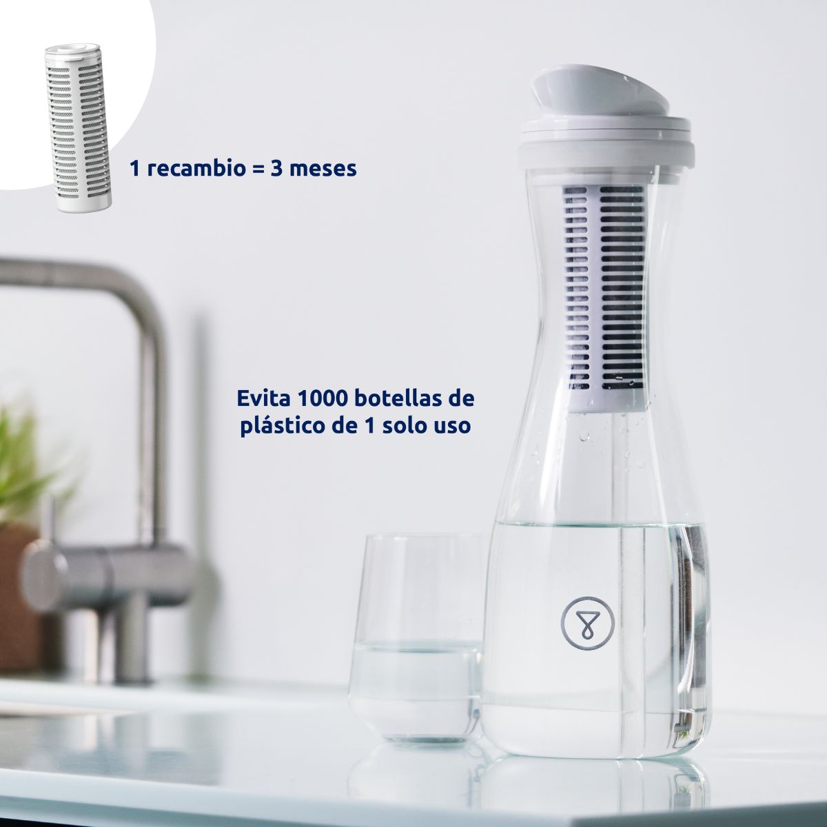 Pack 2 x Cartouches pour carafe filtrante PitcherPro Tappwater