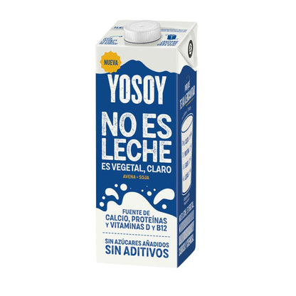 Lot de 6 boissons YOSOY NO ES LECHE à l'avoine et au soja sans gluten YOSOY 1 L
