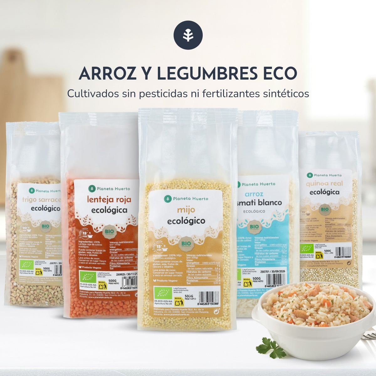 Red Lentil ECO Planeta Huerto 500 g