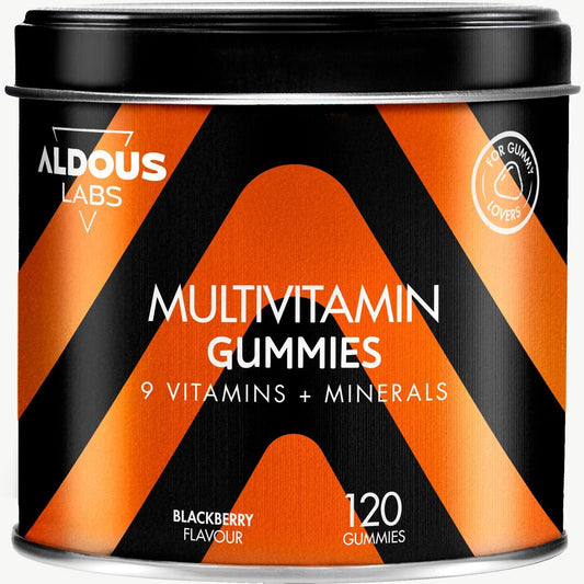 Aldous Bio blackberry-flavoured multivitamin gummies, 120 gummies