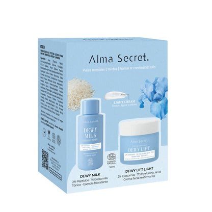 ZESTAW: KREM DZIENNY DEWY LIFT „LIGHT”  SKÓRA NORMALNA-MIESZANA 50 ML + MINI TONIK DEWY MILK 50 ML