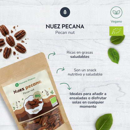 Pekannötter ECO Planeta Huerto 250 g