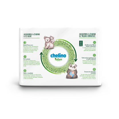 Pannolini T3 4-10 kg Chelino Nature 36 pezzi