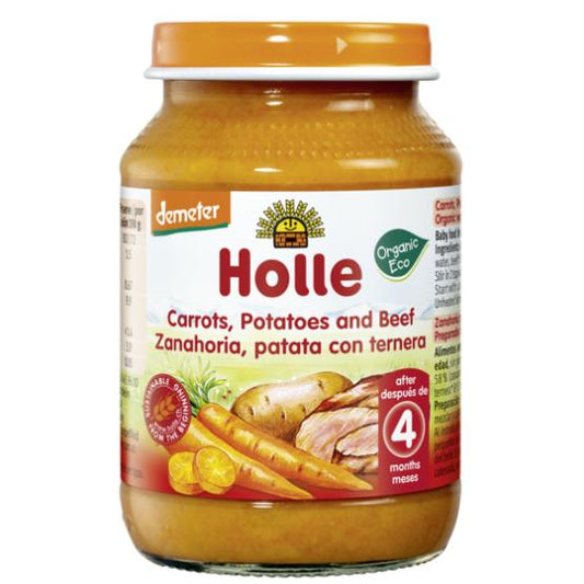 Holle Organic Carrot, Potato and Beef Jar +4 months 190 g