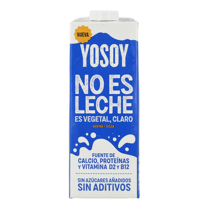 Lot de 6 boissons YOSOY NO ES LECHE à l'avoine et au soja sans gluten YOSOY 1 L