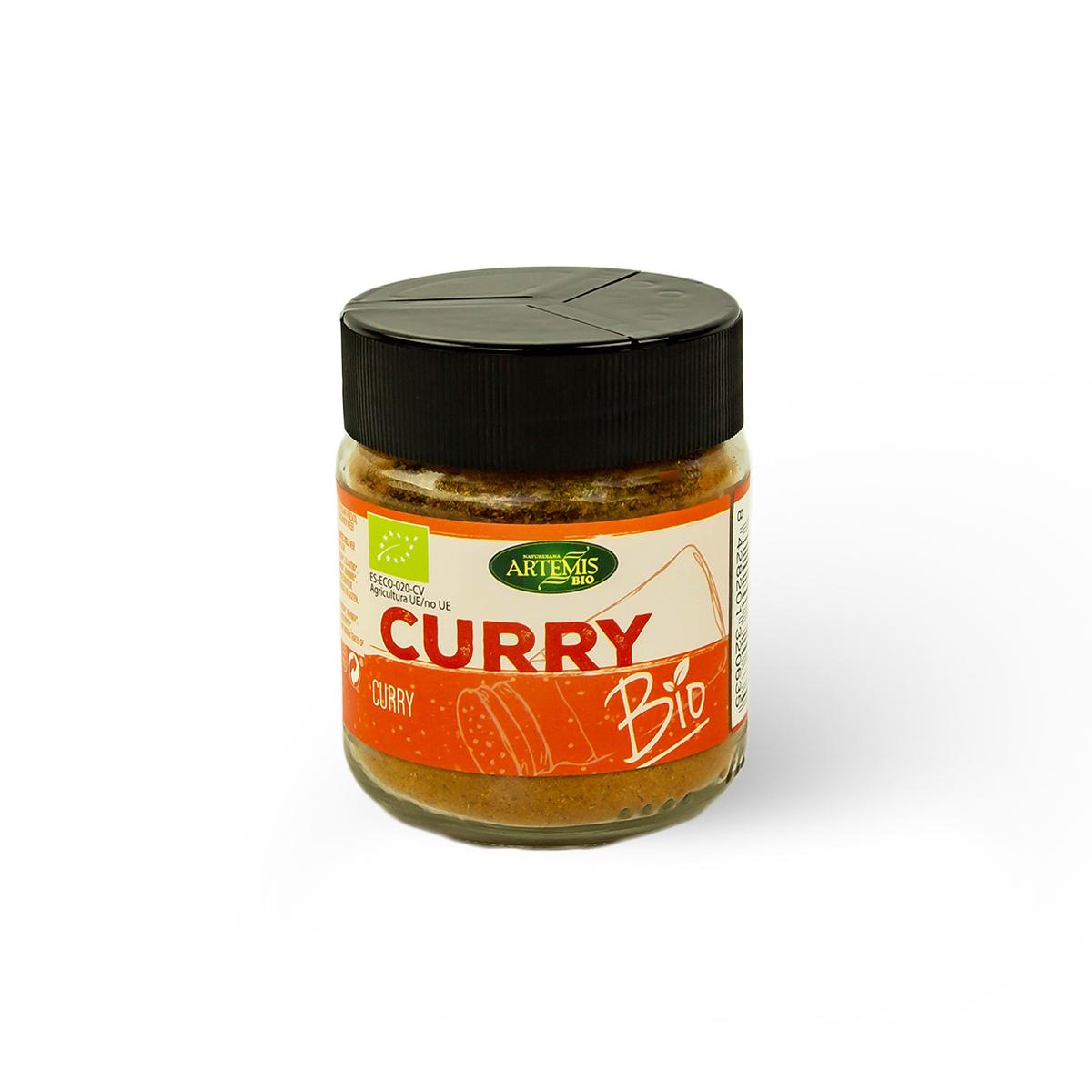 Grand pot de curry bio 80 g Artemisbio