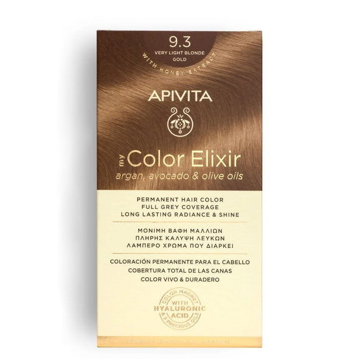 Farba do włosów MY COLOR ELIXIR N 9.3, APIVITA, 150 ml