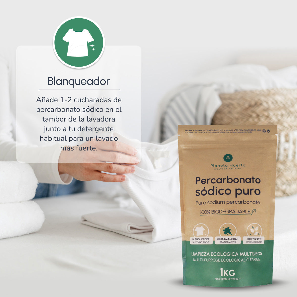 Förpackning 3xPerkarbonat Natrium Planet Garden 1 Kg