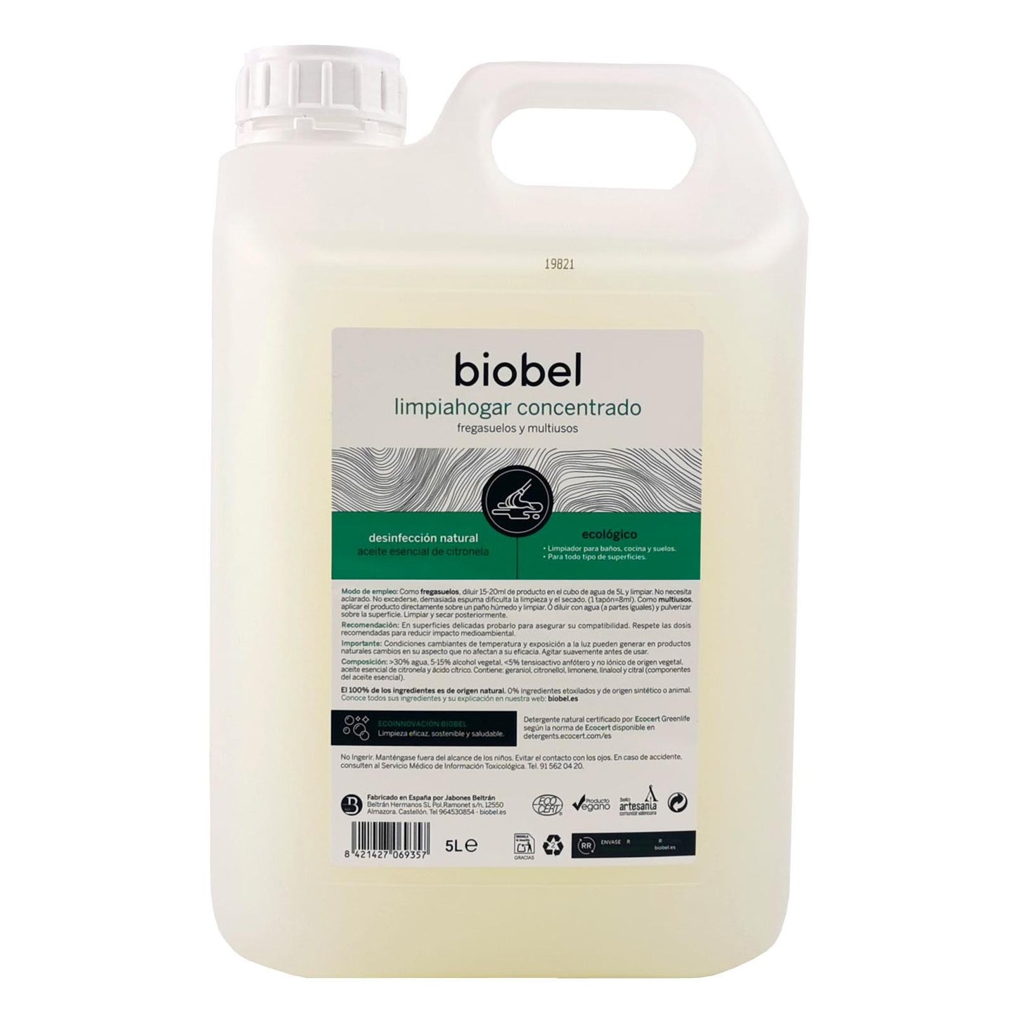 Detergente per la casa Biobel 5 L