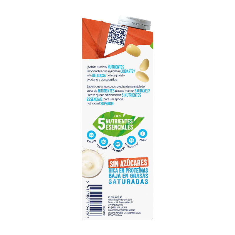 Bevanda di soia senza zuccheri Alpro 1 litro