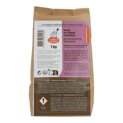 Carbonato di sodio concentrato La Droguerie Écologique  1 kg