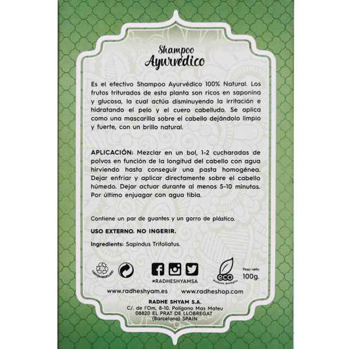 Shampoo ayurvedico Aritha Rhade Shyam