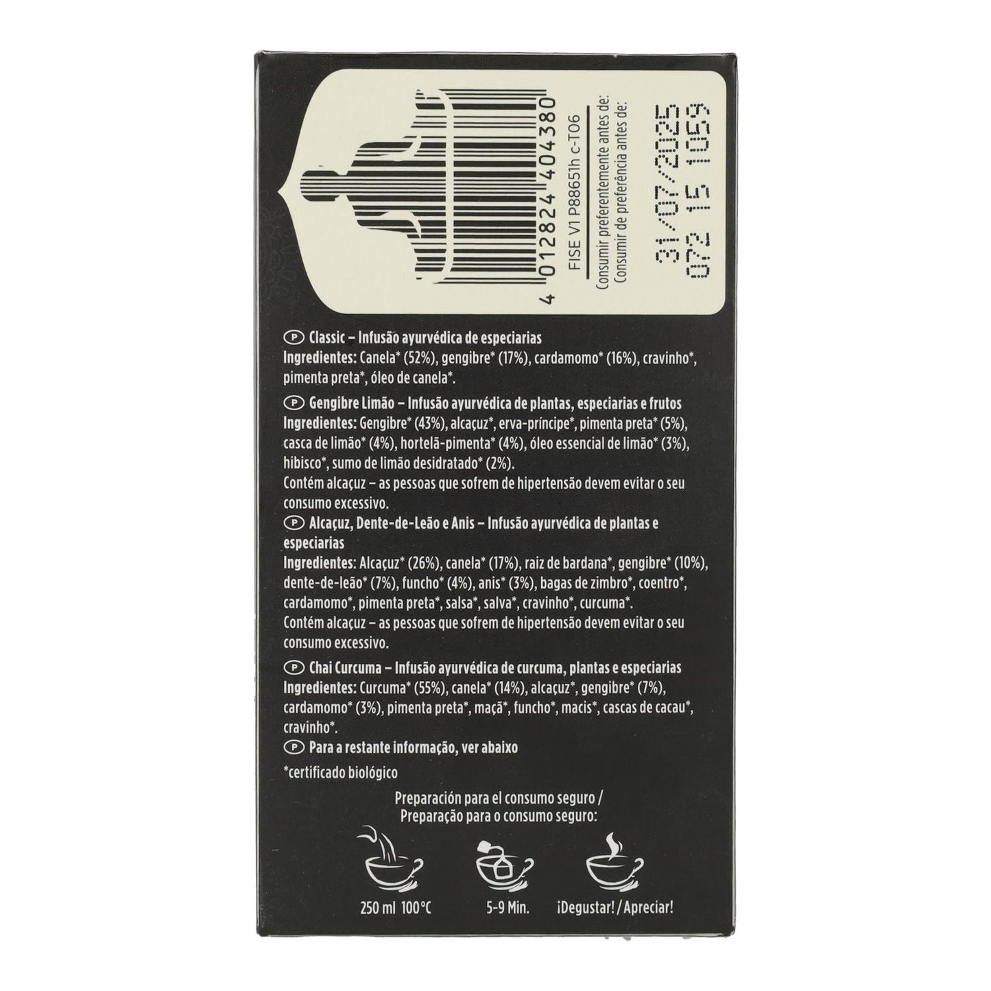 Yogi Tea BIO Ayurvedic Selection 18 różnych torebek