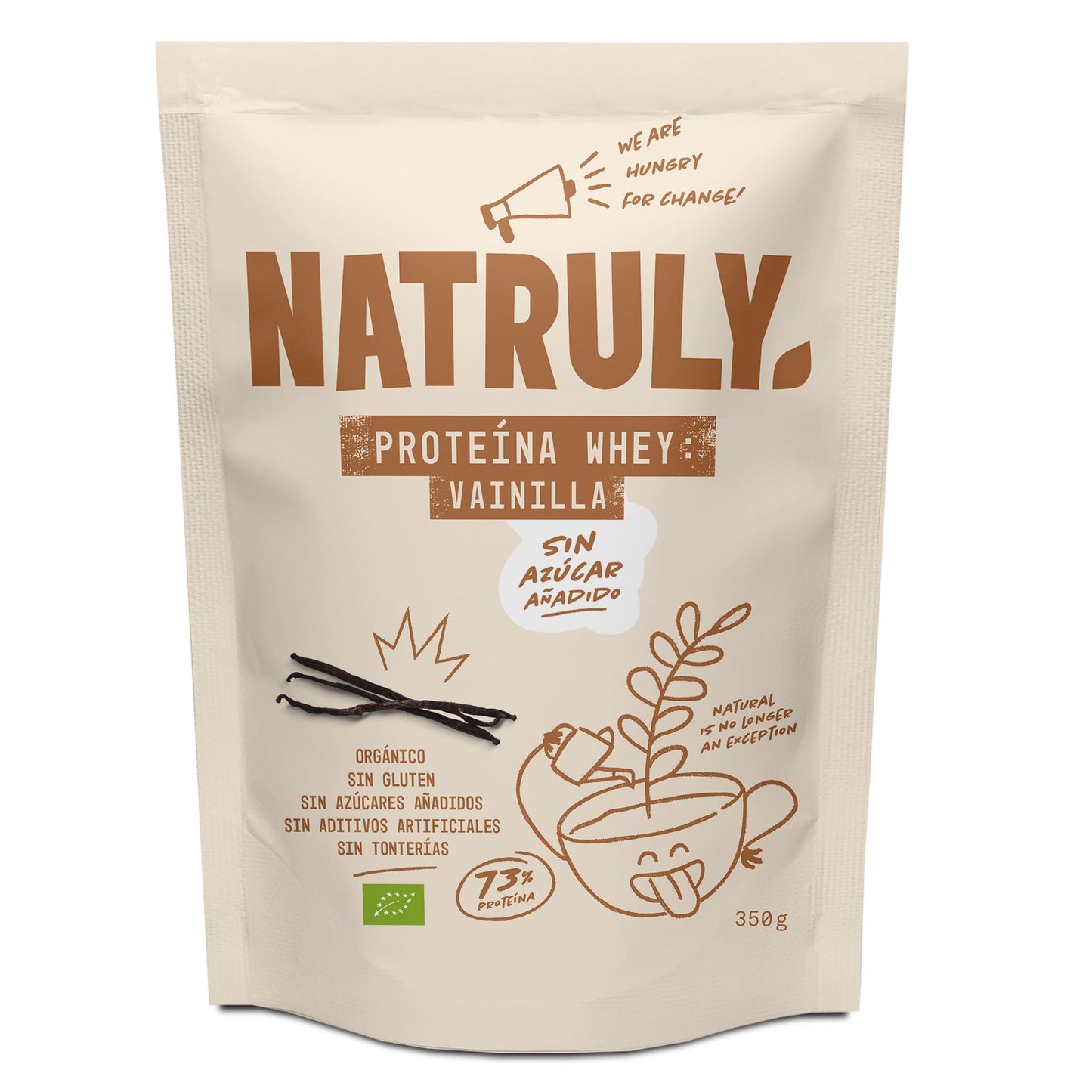 Natruly Molkenprotein Vanille, 350 g