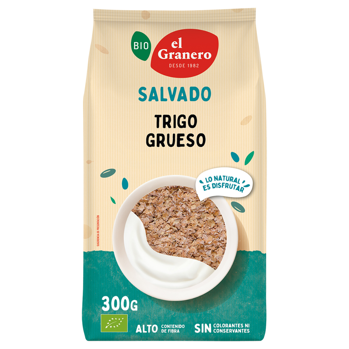 Grube otręby pszenne Bio El Granero 300 gramów