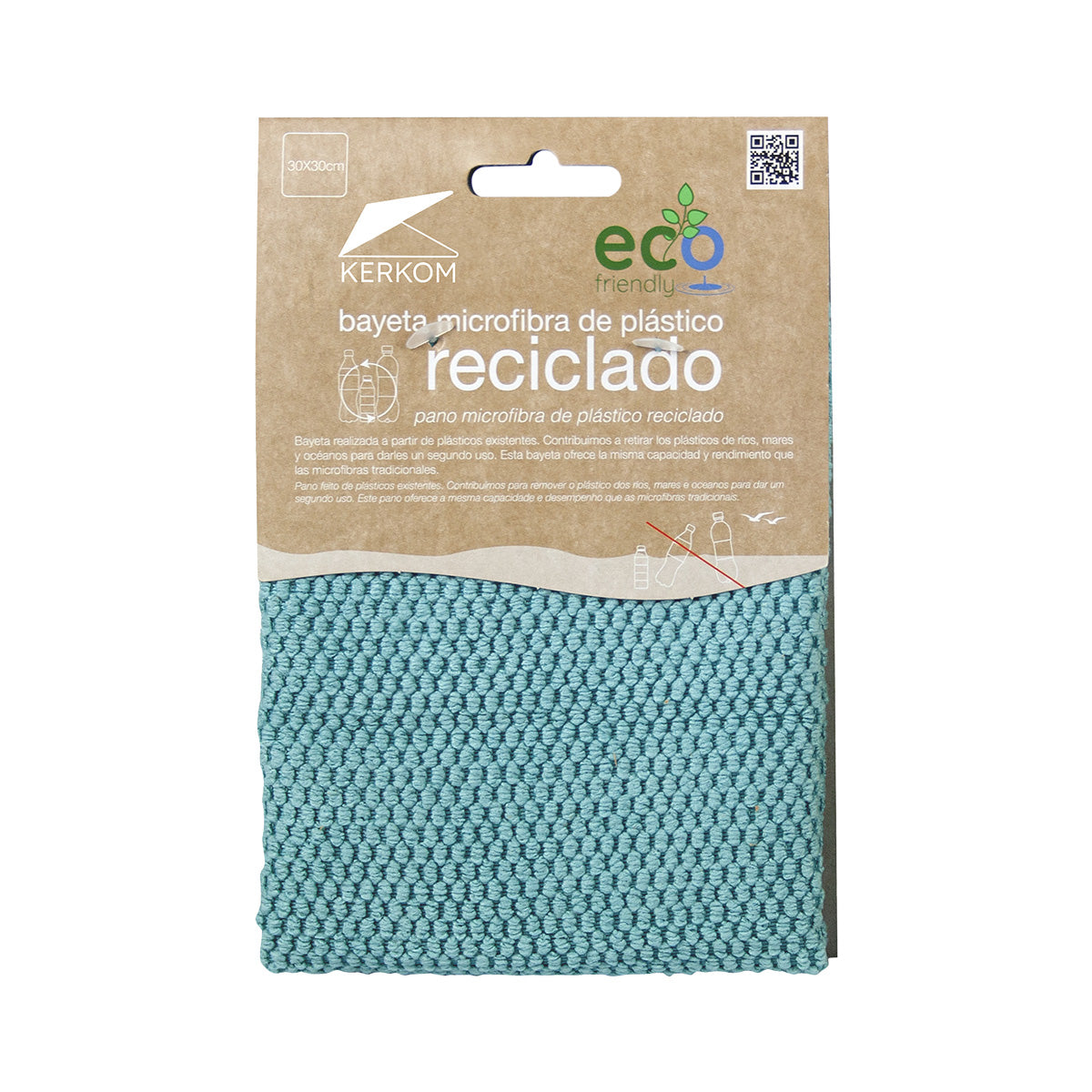 Panno in microfibra riciclata PET 30 x 30 cm Eco Friendly ROZENBAL