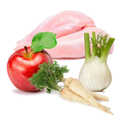 Nourriture humide Barf pour chiens Festín de poulet BIO, Puromenu, 400 g