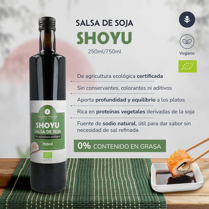 Pack 6x Salsa de soja Shoyu ECO Planeta Huerto 750 ml