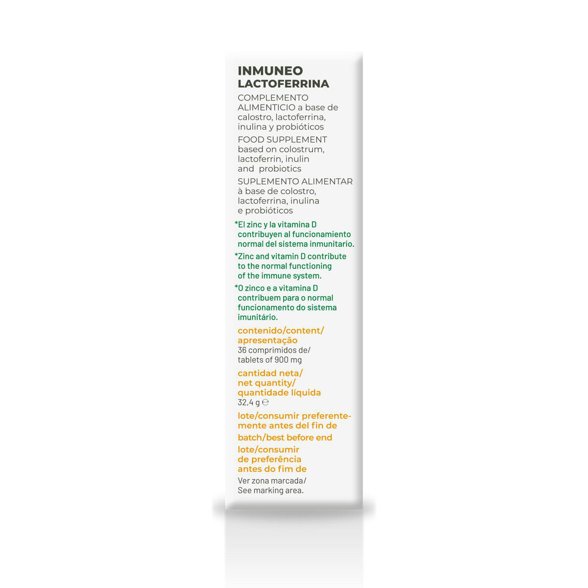 Immune Lactoferrin, Soria Natural